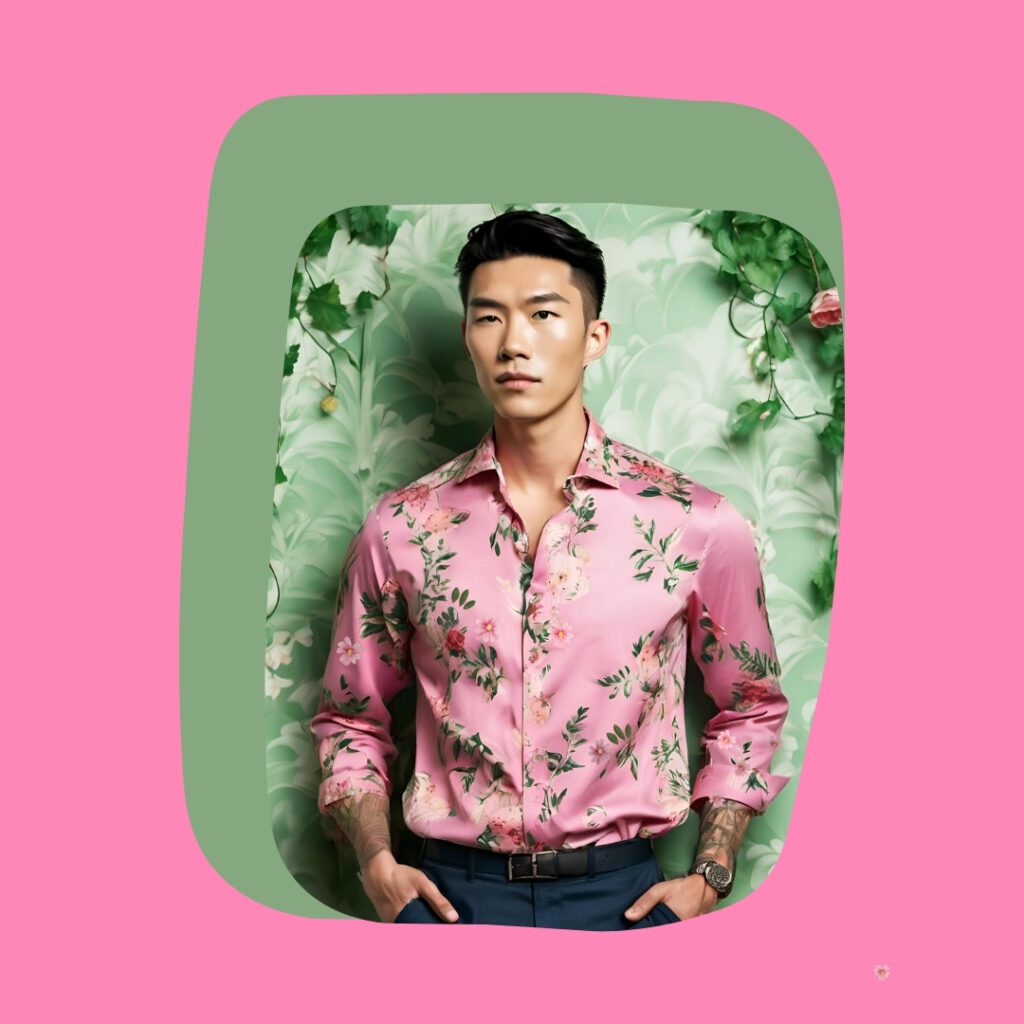floral boho decals on shirt