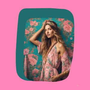 florals on dress