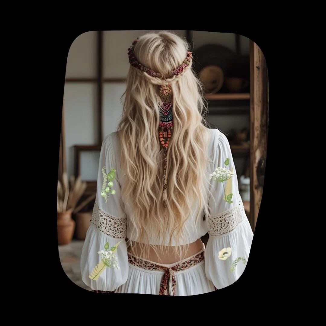 floral deals on hippie girl