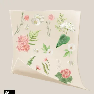 vintage blush decals