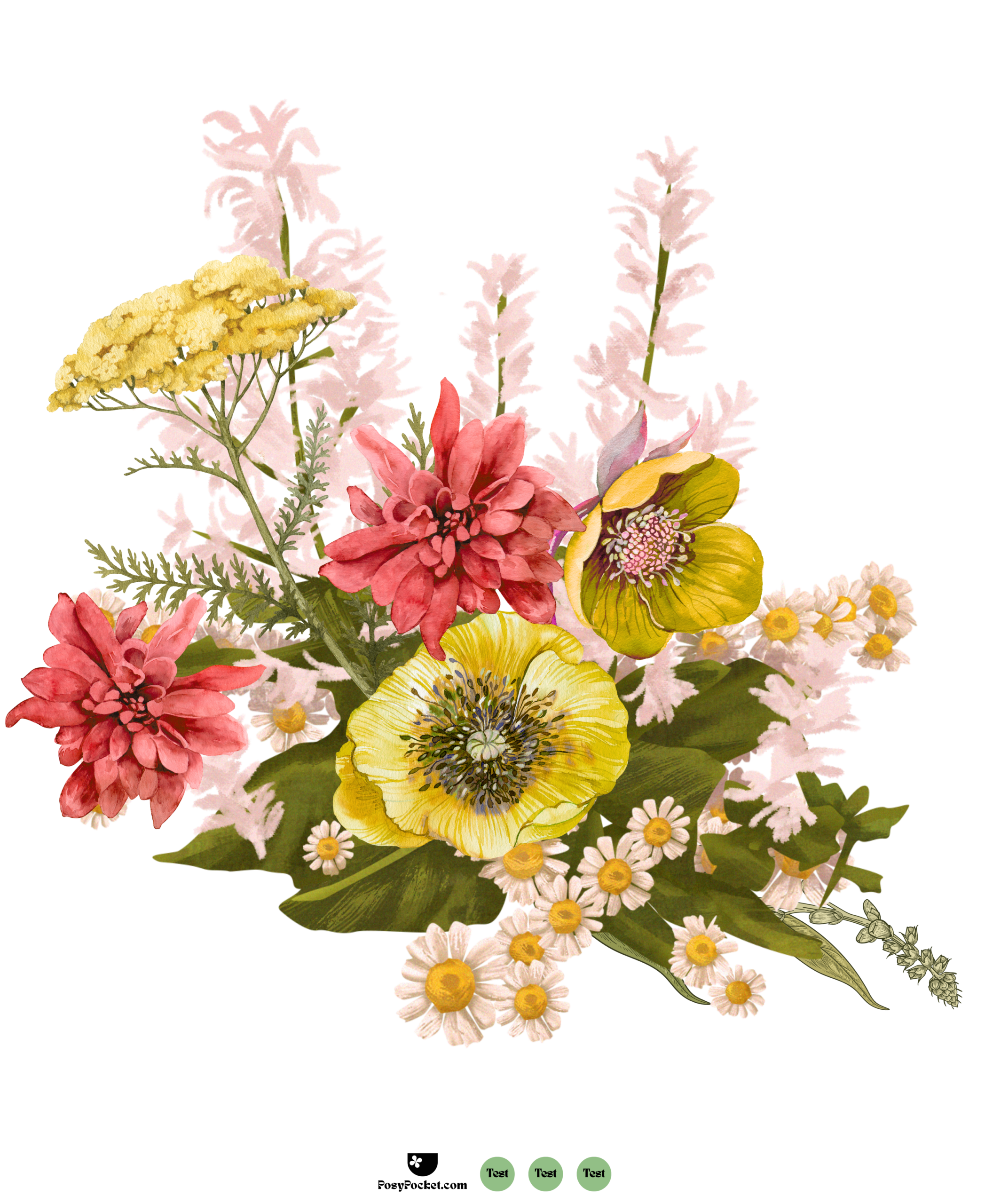 flower decal sept blooms statement decal picture