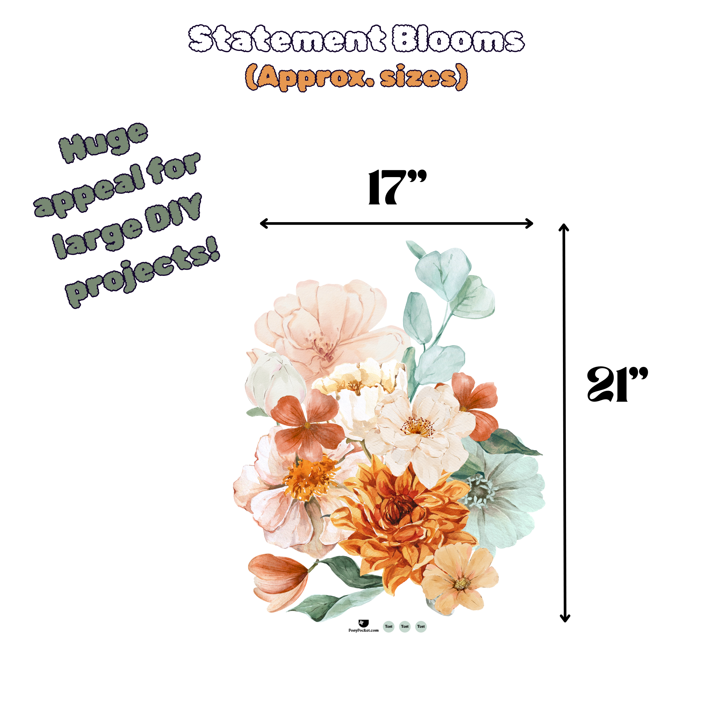 floral size